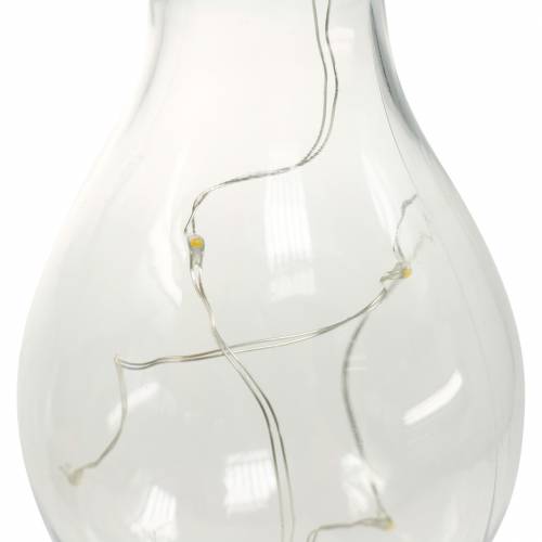 Artículo Bombilla LED solar para decoración de jardín blanco cálido H15cm 5uds