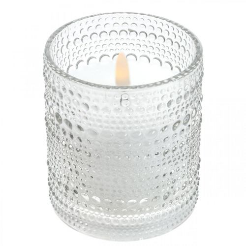 Vela LED vela de columna de cera Linterna LED Ø8.5cm H10cm