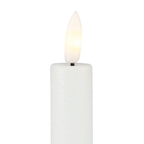 Artículo Velas LED con temporizador velas en barra cera real blanca 25cm 2 piezas
