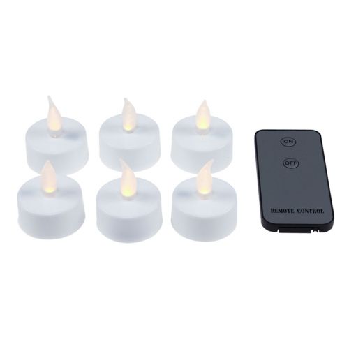 Artículo Velas de té LED con mando a distancia Ø3,5cm 6 piezas