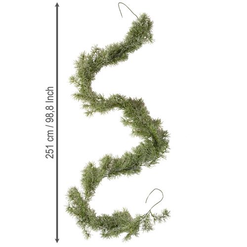 Artículo Guirnalda decorativa de alerce para un diseño de habitación atmosférico, 250 cm