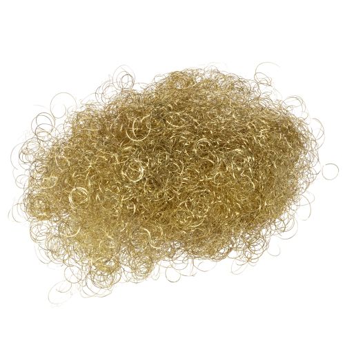 Tinsel dorado rizado premium 50 g comprar | Floristik24.es