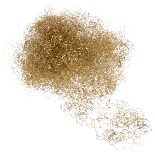 Tinsel dorado rizado premium