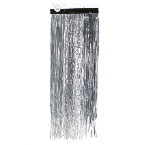 Floristik24 Árbol de navidad joyas oropel mezcla plata 50cm