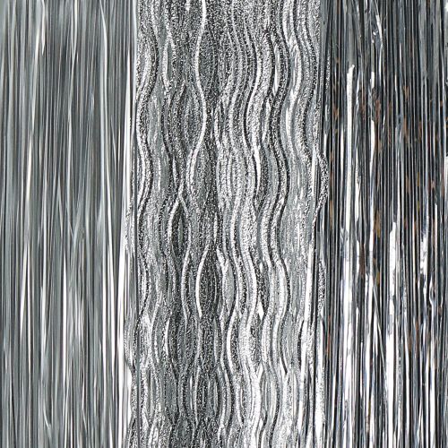 Floristik24 Árbol de navidad joyas oropel mezcla plata 50cm