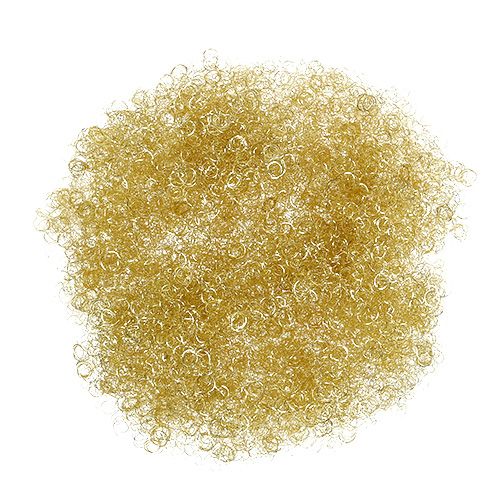 Oropel metálico rizado dorado 50g