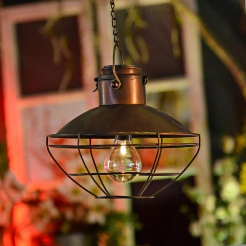 Artículo Lámpara colgante LED, lámpara colgante rústica, con energía solar Ø24.5cm H24cm