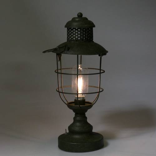 Floristik24 Lámpara decorativa barco luz con LED Ø16cm H41cm