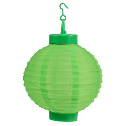 Floristik24 Lampion LED con solar 20cm verde