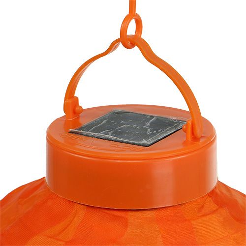 Floristik24 Lampion LED con solar 20cm naranja