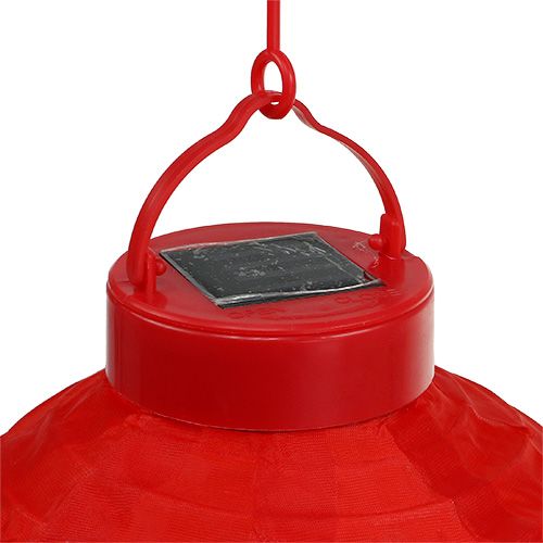 Artículo Lampion LED con solar 20cm rojo