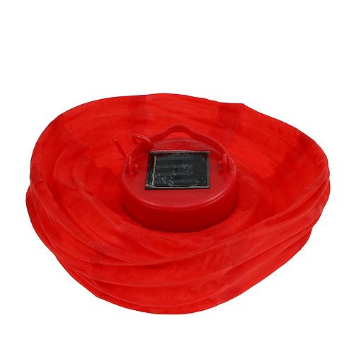 Artículo Lampion LED con solar 20cm rojo