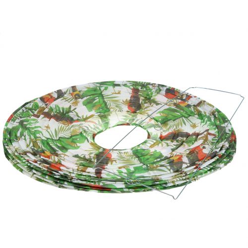 Floristik24 Farol de papel con motivo de jungla Ø40cm