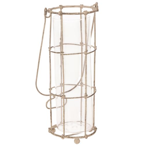 Farol de jardín, luz de viento de metal Ø8,5 cm H23/18,5/14,5 cm, juego de 3 piezas | Floristik24.es