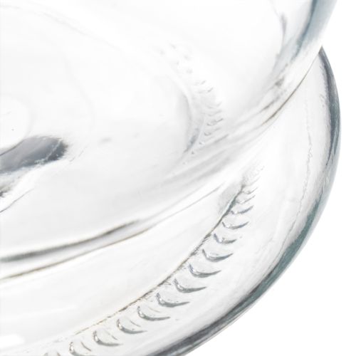 Artículo Farol de cristal para un ambiente romántico en el jardín o la terraza, 18cm.