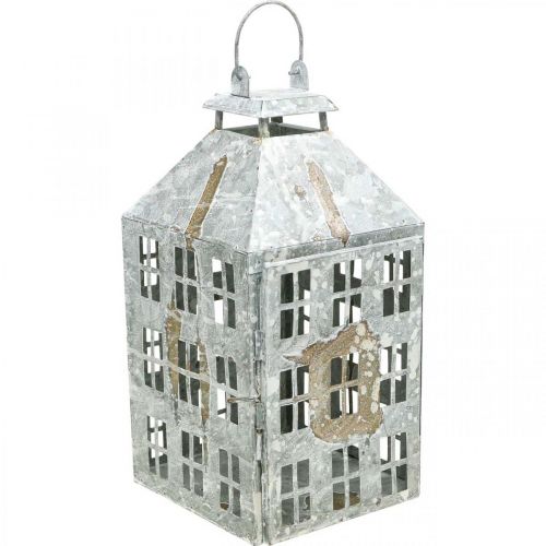 Artículo Linterna decorativa vintage Casa de luz de metal Shabby Chic Al. 35 cm