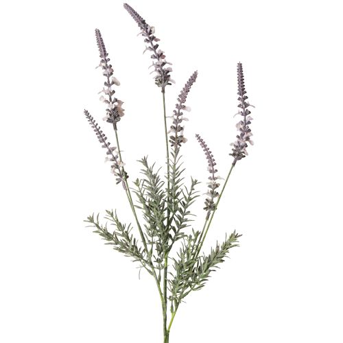 Floristik24 Decoración de lavanda con flores flor artificial en tallo largo 82cm 3ud