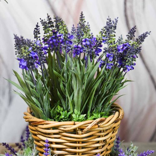 Floristik24 Ramo de lavanda artificial con hierbas 32cm