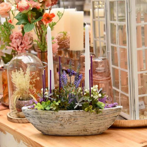 Floristik24 Lavanda artificial en maceta H25cm