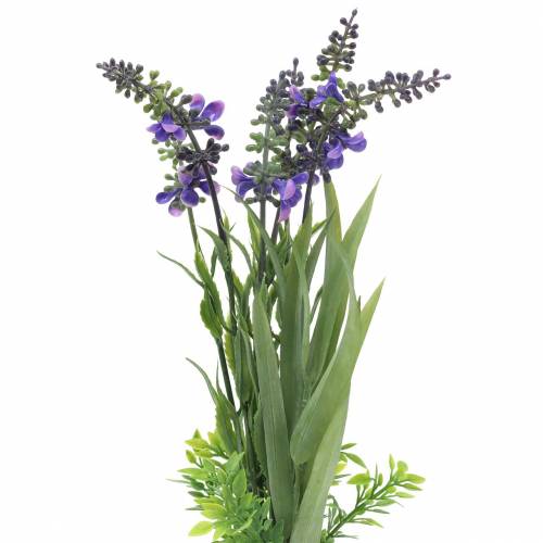 Floristik24 Ramo de lavanda artificial con hierbas 32cm