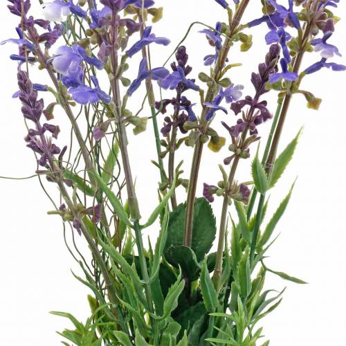 Artículo Ramo de lavanda artificial, lavanda morada decorativa, flores de seda