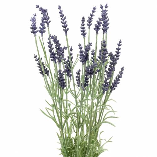 Floristik24 Arbusto de lavanda artificial violeta 51cm