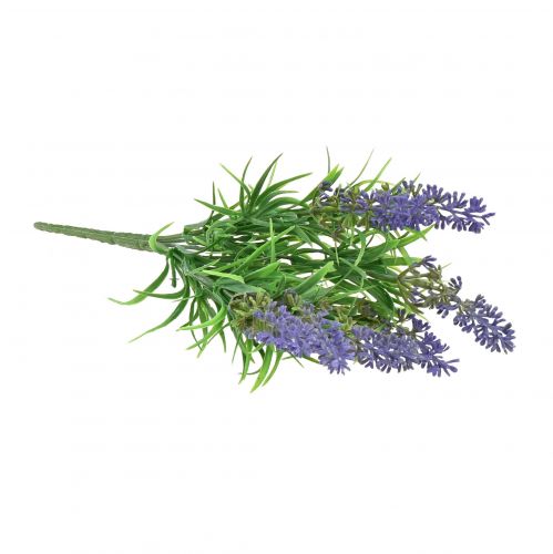 Artículo Lavanda Artificial Ramas De Lavanda Decorativas Púrpura 33cm 4 Piezas