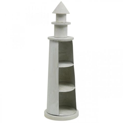 Artículo Faro Shabby Chic Crema Marine Deco Ø13cm H41.5cm