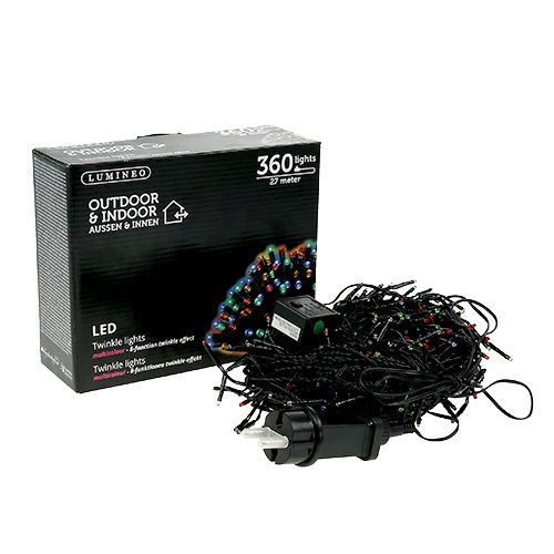 Artículo Cadena ligera para exterior 360 negro, color 27m