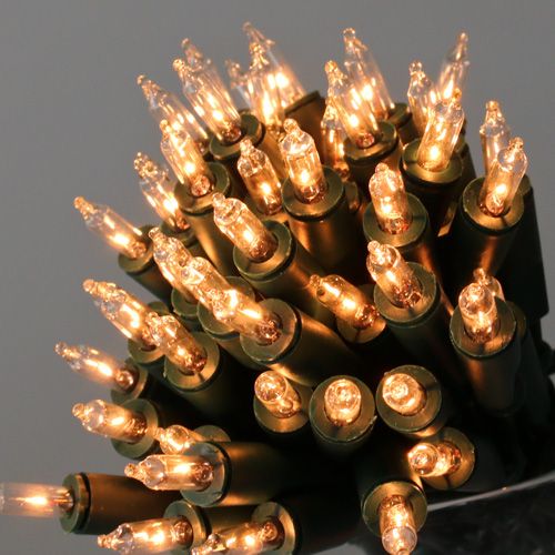 Floristik24 Luces de hadas mini 100er 15m para interior verde / claro