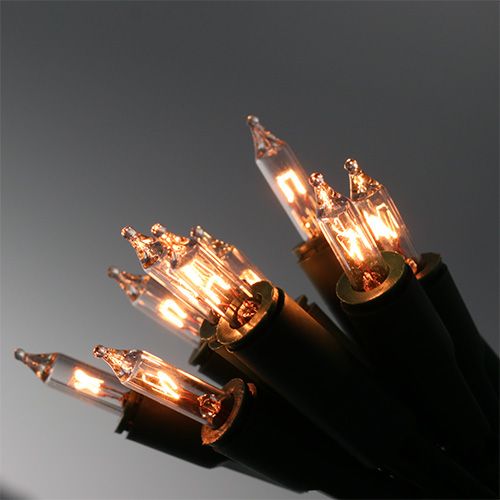 Floristik24 Cadena ligera mini 10 1,5 m para interior verde / transparente