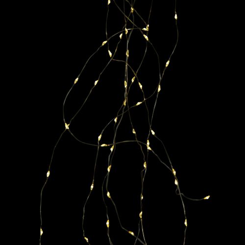 Floristik24 Luz trail timer batería Twinkle 140cm 160 Micro LED