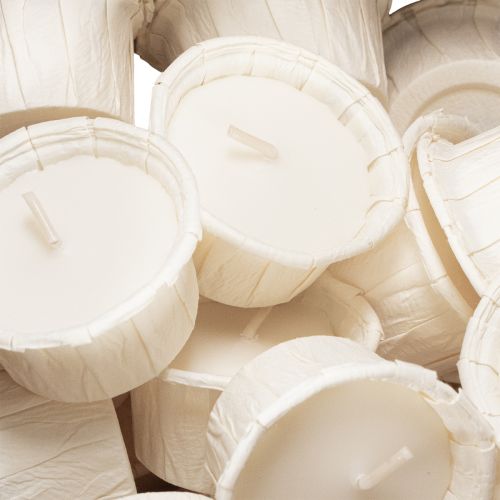 Artículo Velas de té en funda de papel para ocasiones festivas y momentos de ambiente Light One 4cm 50uds