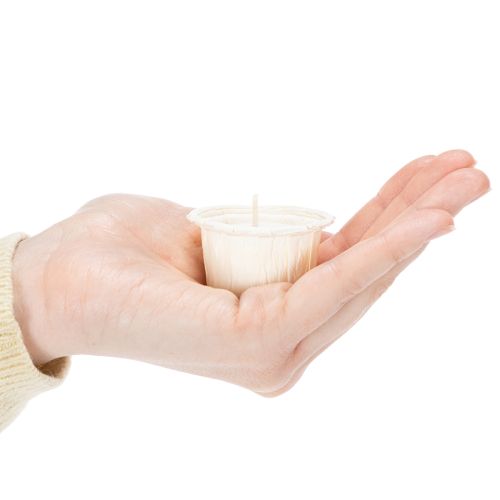 Artículo Velas de té en funda de papel para ocasiones festivas y momentos de ambiente Light One 4cm 50uds