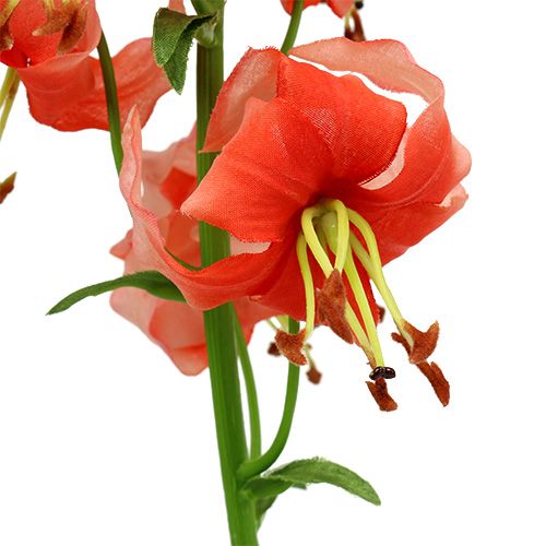 Floristik24 Lily 87.5cm salmón