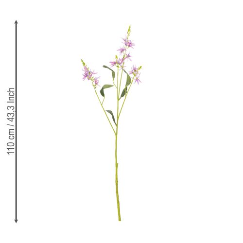 Artículo Flor artificial Triteleia para una elegante decoración floral en espacios habitables, 110 cm, 2 piezas