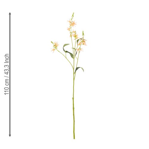 Artículo Lirio artificial, tallo largo, flor artificial, decoración para sala de bodas, 110 cm, 2 piezas