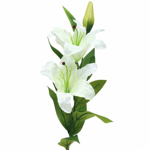 Floristik24 Lirio de Pascua blanco 86cm