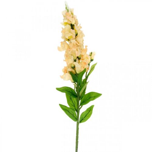 Artículo Snapdragon Flor Artificial Flor de Seda Snapdragons Rosa Crema L92cm