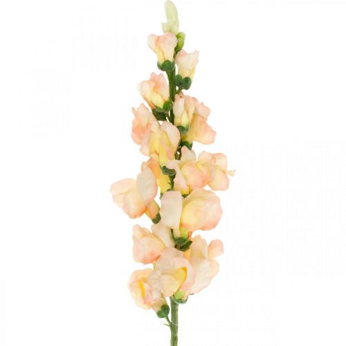 Artículo Snapdragon Flor Artificial Flor de Seda Snapdragons Rosa Crema L92cm