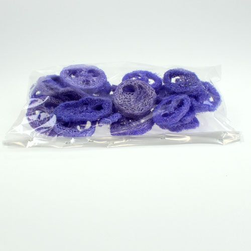 Floristik24 Discos Luffa violeta claro 25uds