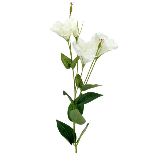  Flor artificial de lisianthus blanca  - comprar  barato en línea