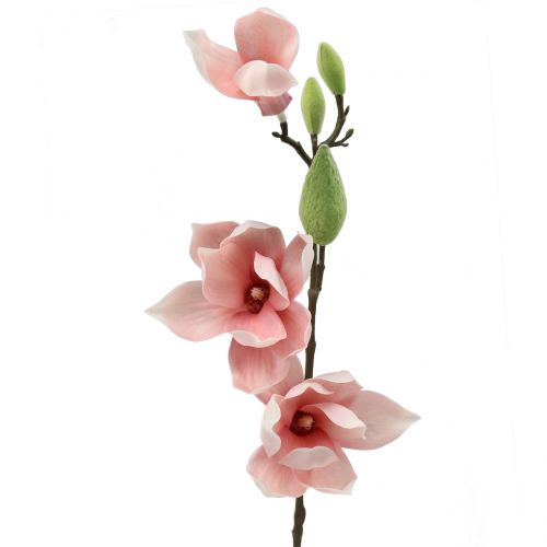 Floristik24 Magnolia artificial rosa claro 70cm