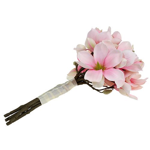 Floristik24 Ramo de magnolia rosa 40cm 5pcs