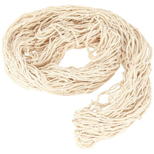 Artículo Decoración de red de macramé color crema verano marítimo 85–90x100cm
