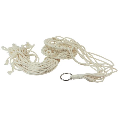 Artículo Decoración colgante macramé crema estilo boho Ø12cm H79cm