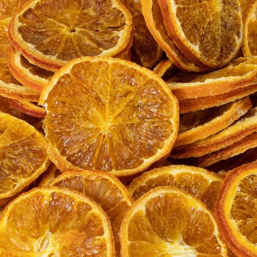 Artículo Rodajas de mandarina secas decoración natural Navidad 500g