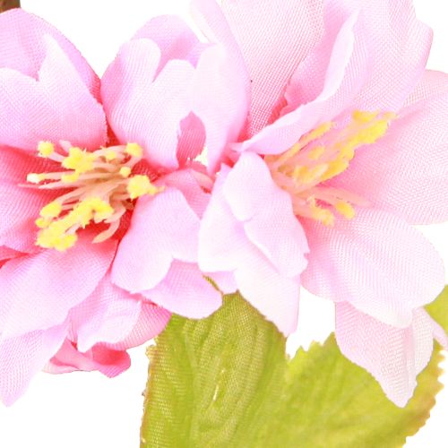 Artículo Almendro artificial en maceta con flores rosas H28cm