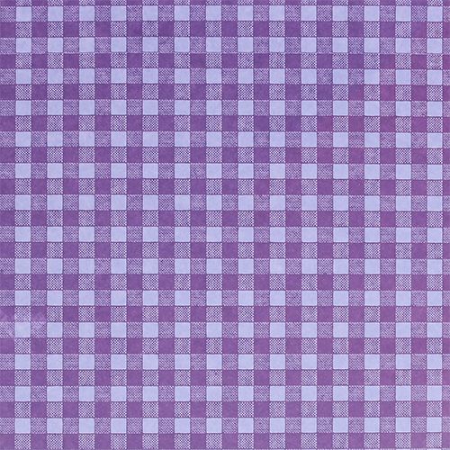 Artículo Puño de papel a cuadros violeta 25cm 100m