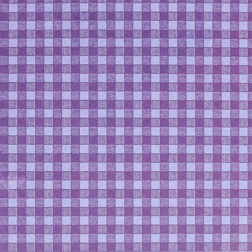 Artículo Puños de papel a cuadros morados 25 cm 100 m